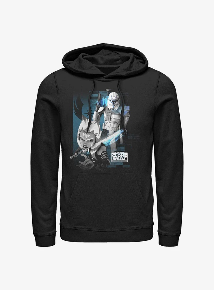 Star Wars The Clone Team Blue Hoodie