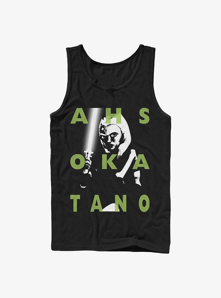 Star Wars The Clone Ahsoka Text Tank