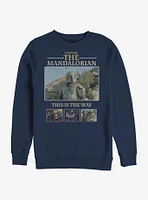 Star Wars The Mandalorian This Is Way Team Crew Sweatshirt