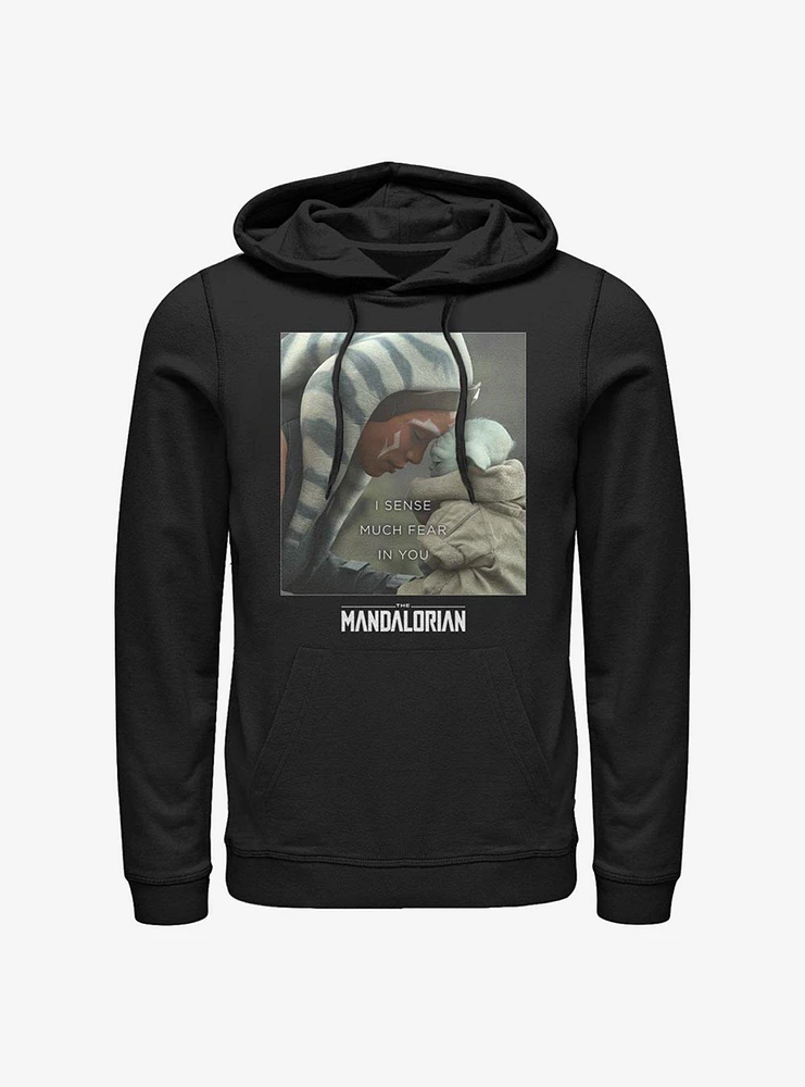 Star Wars The Mandalorian Ahsoka Tano Sense Fear Child Hoodie