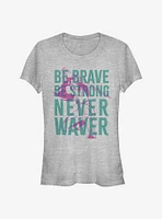 Disney Raya and the Last Dragon Be Brave Never Waiver Girls T-Shirt