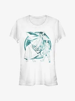 Disney Raya and the Last Dragon Watercolor Girls T-Shirt