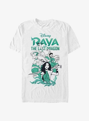 Disney Raya and the Last Dragon Characters T-Shirt