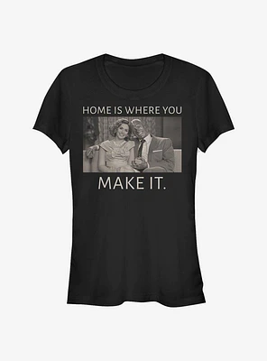 Marvel WandaVision Home Is Where You Make It Girls T-Shirt