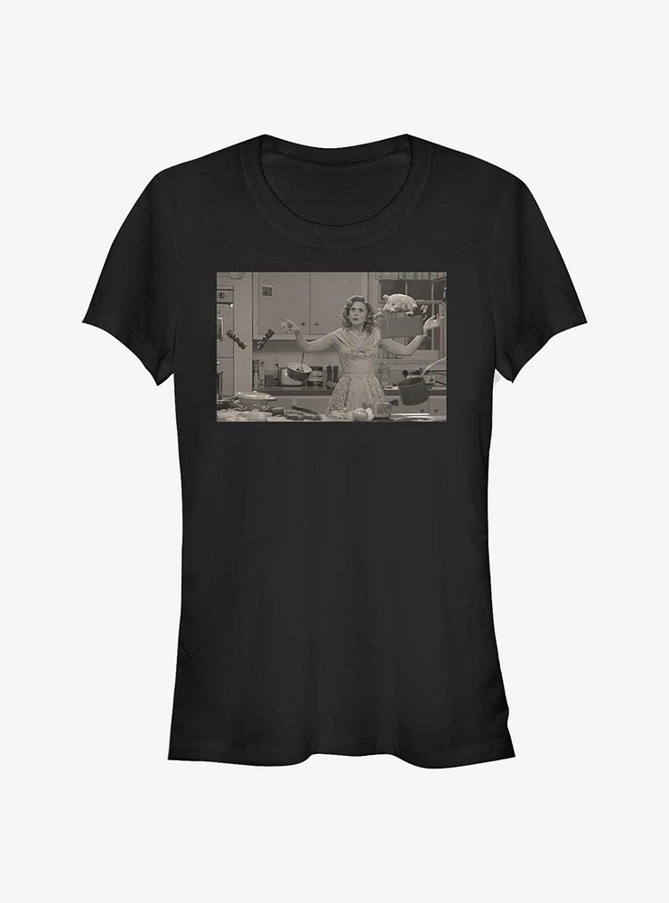 Marvel WandaVision Kitchen Scene Girls T-Shirt