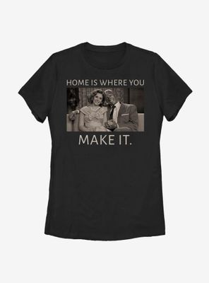 Marvel WandaVision Home Is Where You Make It Womens T-Shirt