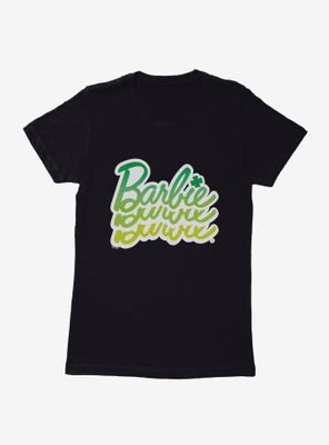 Barbie St. Patrick's Day Green Ombre Womens T-Shirt