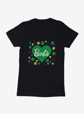 Barbie St. Patrick's Day Shamrock Love Womens T-Shirt