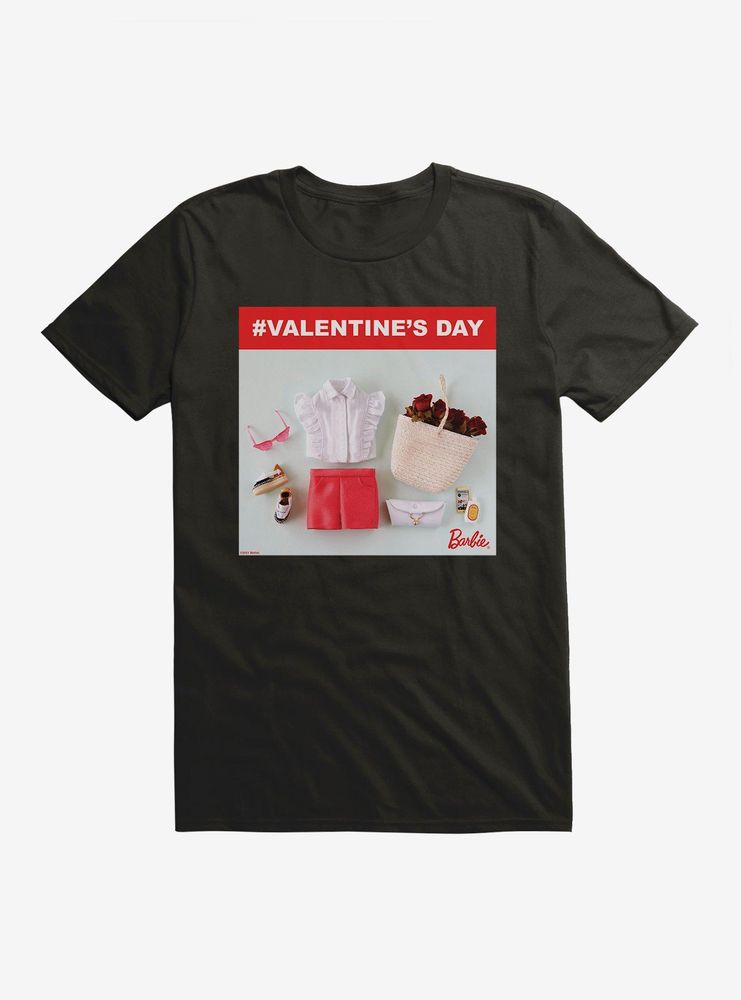 Barbie Valentine's Day Roses And Ruffles T-Shirt