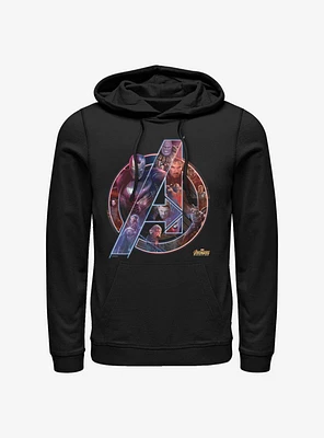 Marvel Avengers Team Neon Hoodie