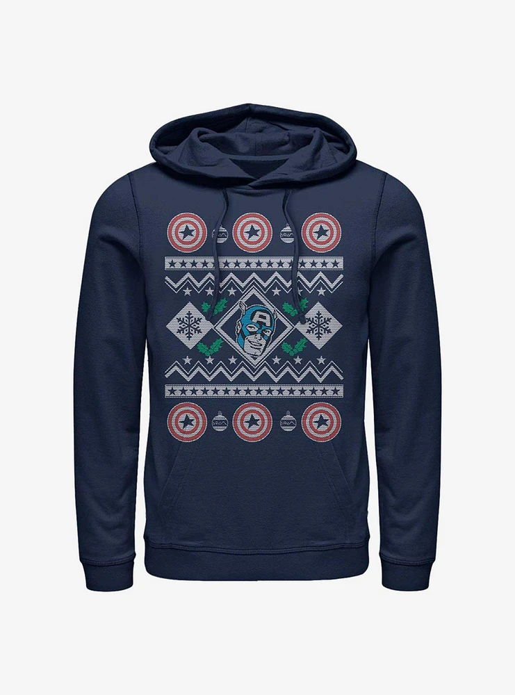 Marvel Captain America Cap Sweater Hoodie