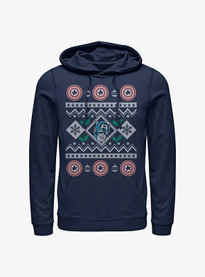 Marvel Captain America Cap Sweater Hoodie