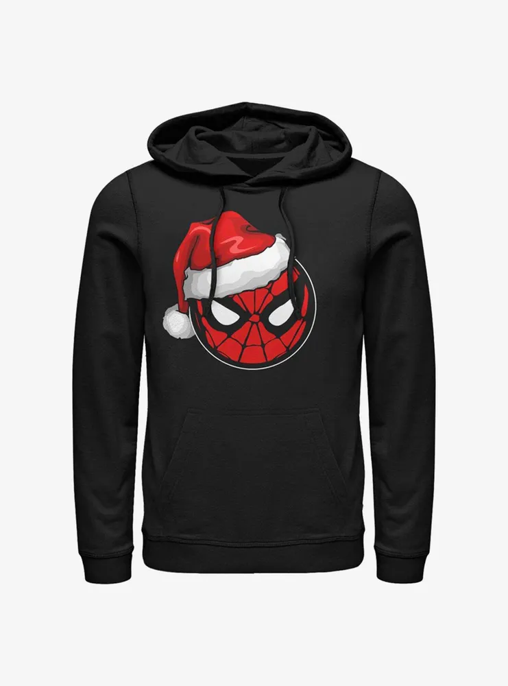 Marvel Spider-Man Spidey Santa Hat Hoodie