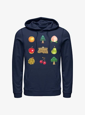 Nintendo Animal Crossing Items Hoodie