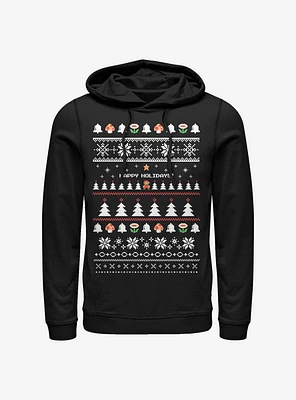 Nintendo Super Mario It's A Holiday Hoodie