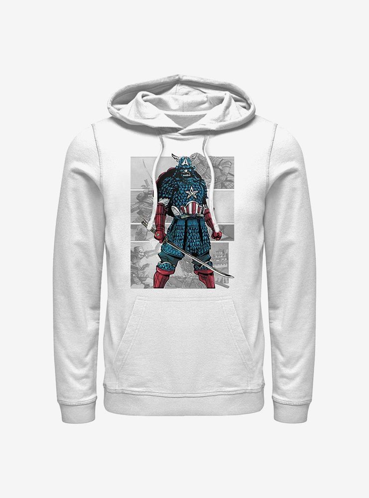 Marvel Captain America USA Samurai Hoodie