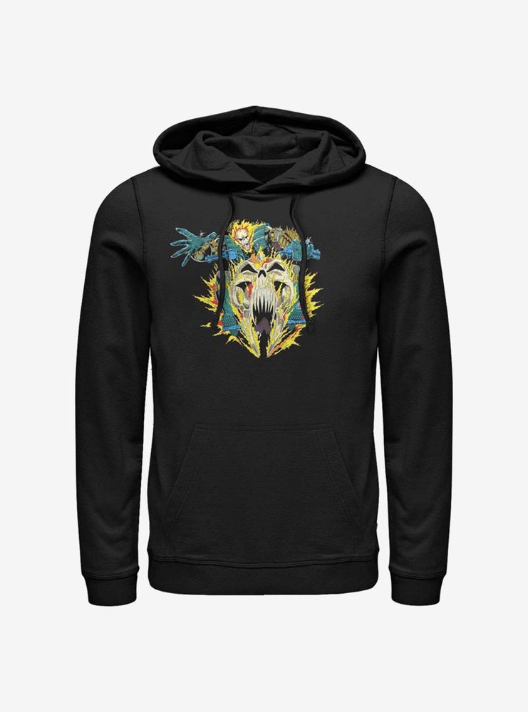 Marvel Ghost Rider Attack Hoodie