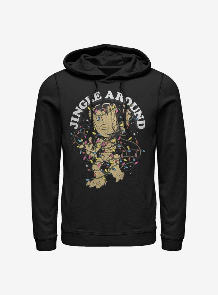 Marvel Guardians Of The Galaxy Jingle Groot Hoodie