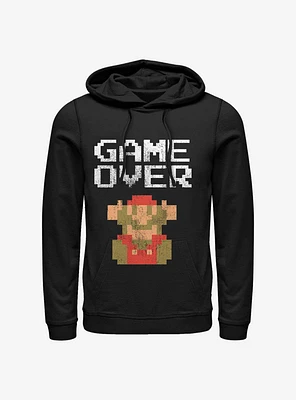 Nintendo Super Mario Game Over Pixels Hoodie