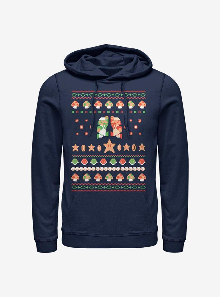 Nintendo Super Mario Holiday Friendship Hoodie