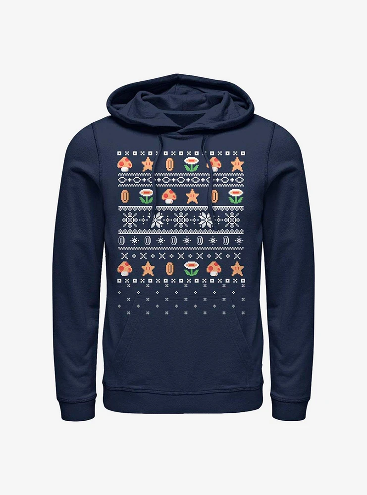 Nintendo Super Mario Items Win Hoodie