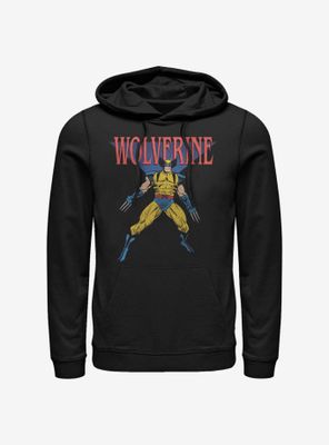 Marvel Wolverine 90s Art Hoodie