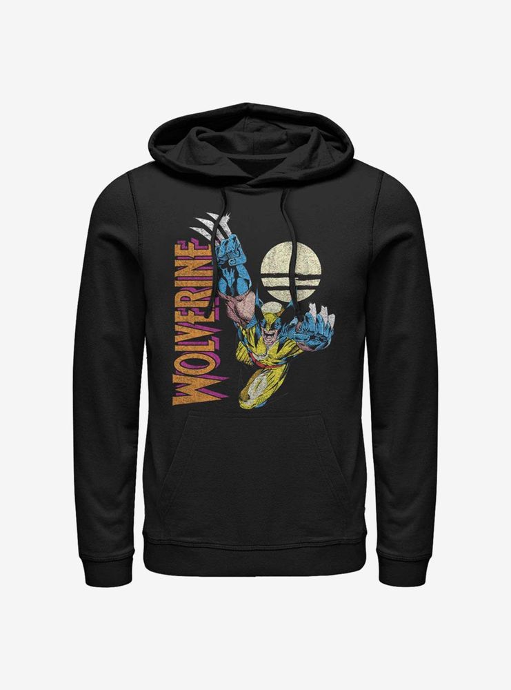 Marvel Wolverine 90s Art Jump Hoodie