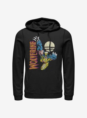 Marvel Wolverine 90s Art Jump Hoodie