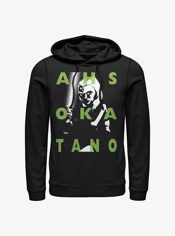 Star Wars: The Clone Wars Ahsoka Text Hoodie