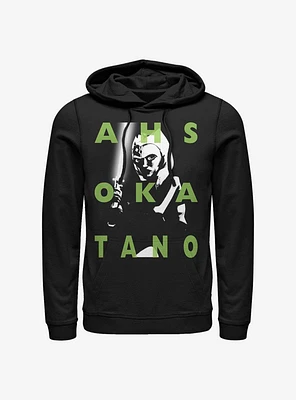 Star Wars: The Clone Wars Ahsoka Text Hoodie