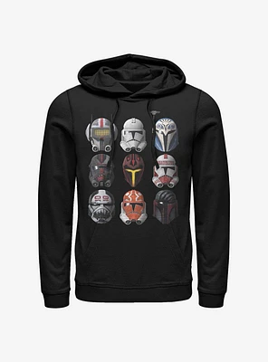 Star Wars: The Clone Wars Helmets Hoodie
