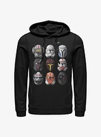 Star Wars: The Clone Wars Helmets Hoodie