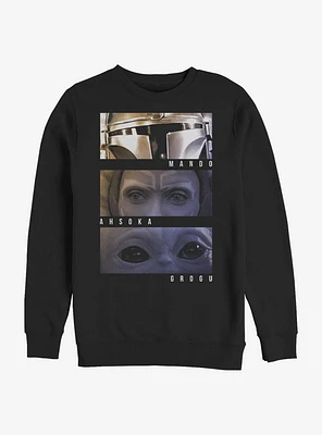 Star Wars The Mandalorian Ahsoka Character Eyes Sweatshirt