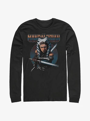 Star Wars The Mandalorian Ahsoka Circle Long-Sleeve T-Shirt