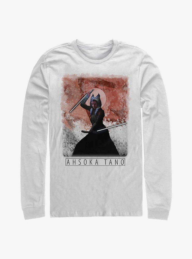 Star Wars The Mandalorian Ahsoka Saber Long-Sleeve T-Shirt