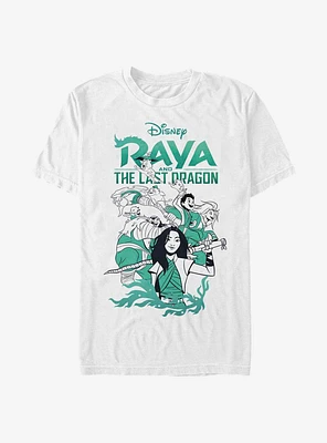 Disney Raya And The Last Dragon Action T-Shirt