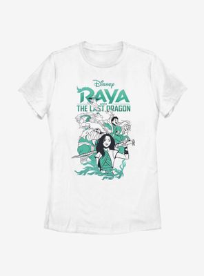 Disney Raya And The Last Dragon Action Womens T-Shirt