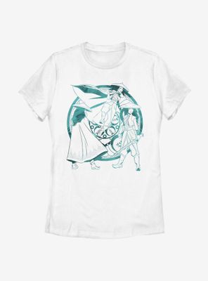 Disney Raya And The Last Dragon Watercolor Womens T-Shirt