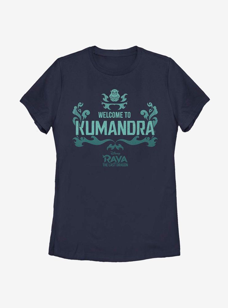 Disney Raya And The Last Dragon Welcome To Kumandra Womens T-Shirt