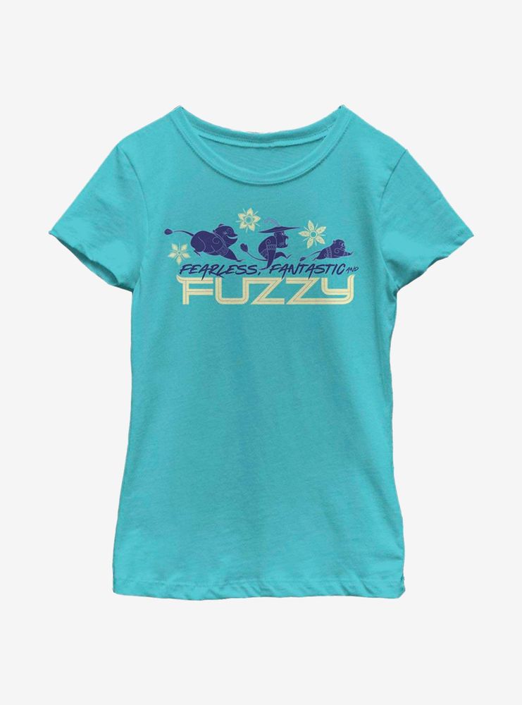 Disney Raya And The Last Dragon Fearless Furry Youth Girls T-Shirt