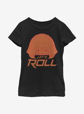 Disney Raya And The Last Dragon Let's Roll Youth Girls T-Shirt