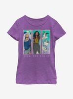 Disney Raya And The Last Dragon Panel Boxes Youth Girls T-Shirt