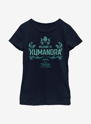 Disney Raya And The Last Dragon Welcome To Kumandra Youth Girls T-Shirt