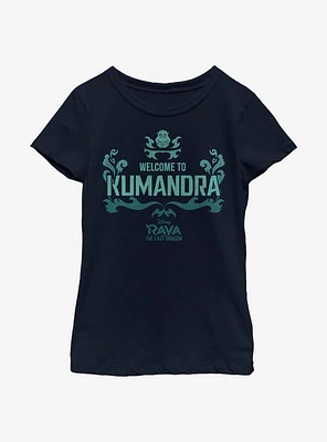 Disney Raya And The Last Dragon Welcome To Kumandra Youth Girls T-Shirt
