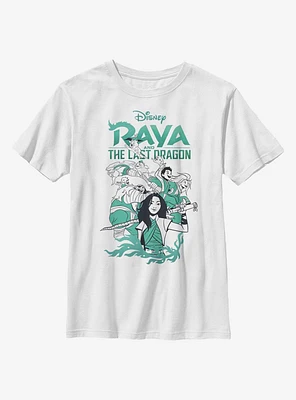 Disney Raya And The Last Dragon Action Youth T-Shirt
