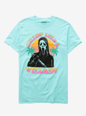 Scream Ghost Face Tropical T-Shirt