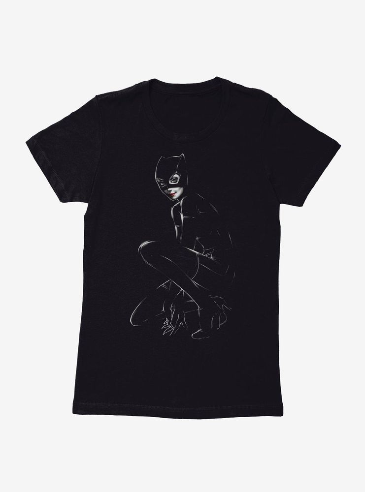 DC Comics Catwoman Crouch Womens T-Shirt