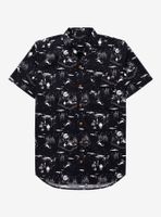 Disney The Nightmare Before Christmas Scenic Woven Button-Up - BoxLunch Exclusive