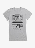 At The Drive Monitor Girls T-Shirt