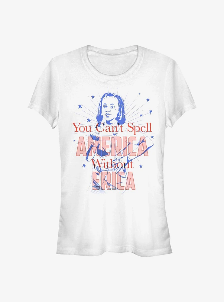 Stranger Things America Erica Girls T-Shirt